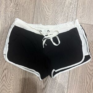 Women's Splendid Black and White Shorts